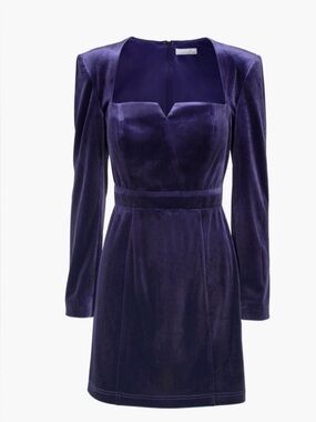 Adeline Rae Eunice Velvet Bodycon Mini Dress